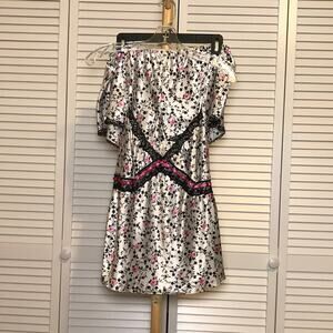 George Floral V-neck Sleeveless Lingerie Sleepwear Set L